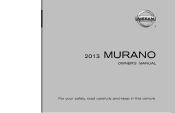 2013 Nissan Murano Owner's Manual