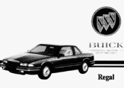 1994 Buick Regal Owner's Manual
