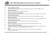 1999 Oldsmobile Aurora Owner's Manual