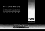 1997 GMC Sonoma Owner's Manual