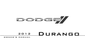 2012 Dodge Durango Owner Manual