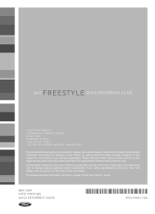 2005 Ford Freestyle Quick Reference Guide 1st Printing