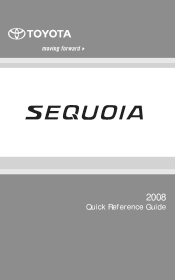 2008 Toyota Sequoia Owners Manual