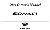 2006 Hyundai Sonata Owner's Manual