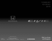 2014 Honda Civic 2014 Civic Sedan Technology Reference Guide (w/ Navi)
