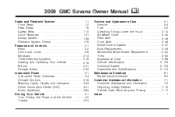 2009 GMC Savana Van Owner's Manual