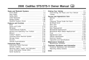 2006 Cadillac STS-V Owner's Manual