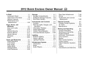 2012 Buick Enclave Owner's Manual