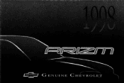 1998 Chevrolet Prizm Owner's Manual