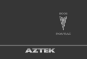 2002 Pontiac Aztek Owner's Manual