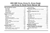 2005 GMC Envoy XUV Owner's Manual