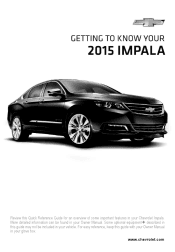 2015 Chevrolet Impala Owner Manual