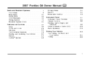 2007 Pontiac G6 Owner's Manual