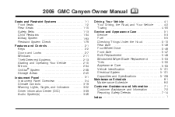 2006 GMC Canyon Owner's Manual