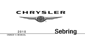 2010 Chrysler Sebring Owner Manual