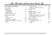 2007 GMC Sierra 1500 Pickup Owner's Manual