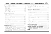 2006 Cadillac Escalade ESV Owner's Manual