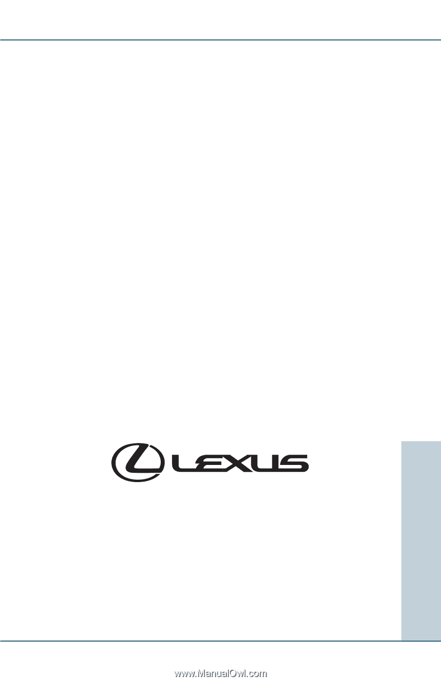 2007 lexus is 350 maintenance schedule