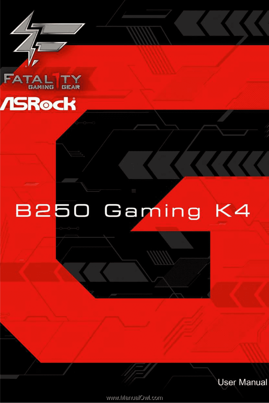 Asrock Fatal1ty B250 Gaming K4 User Manual