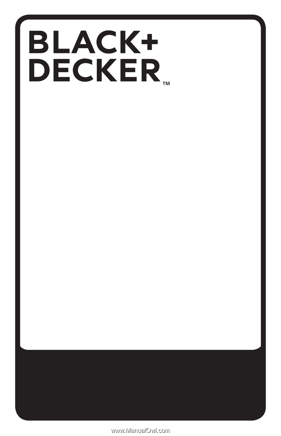 BLACK+DECKER BESTA512CM Instruction manual