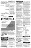 User manual Black & Decker BV6000 (English - 7 pages)