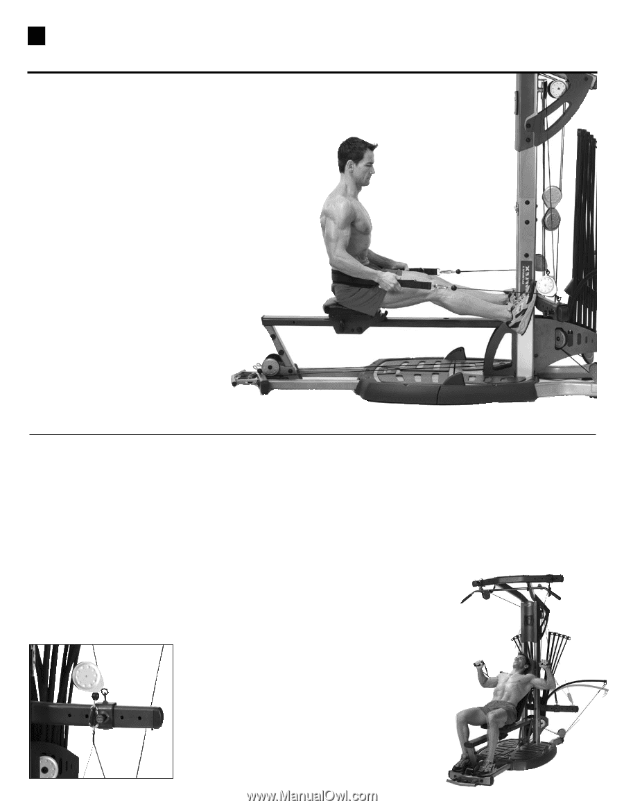 Bowflex Ultimate 2 Exercise Chart