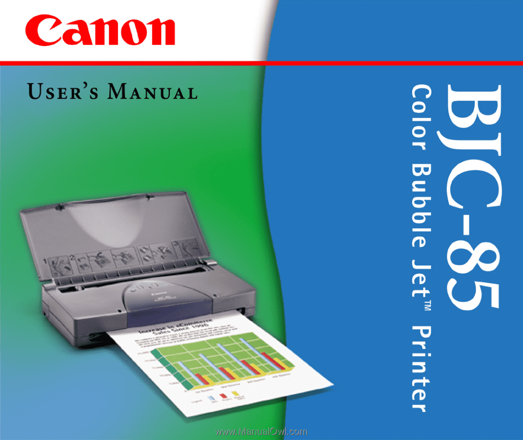 canon bjc-85 bubble jet printer troubleshooting