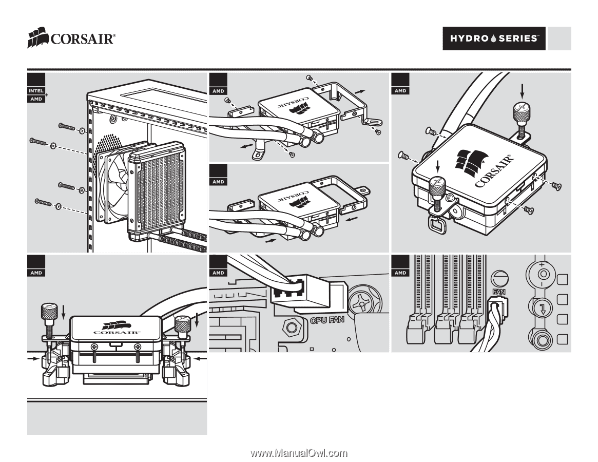 Corsair Hydro H60 | Installation Guide - Page 2