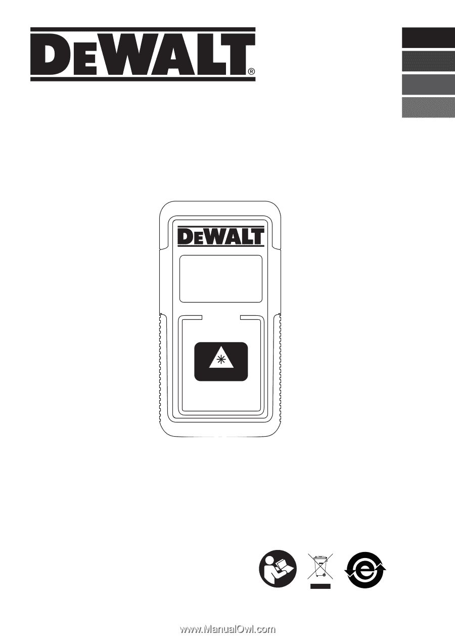 spids hval veteran Dewalt DW030PL | Instruction Manual
