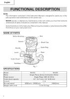 Hitachi M12VC | Instruction Manual