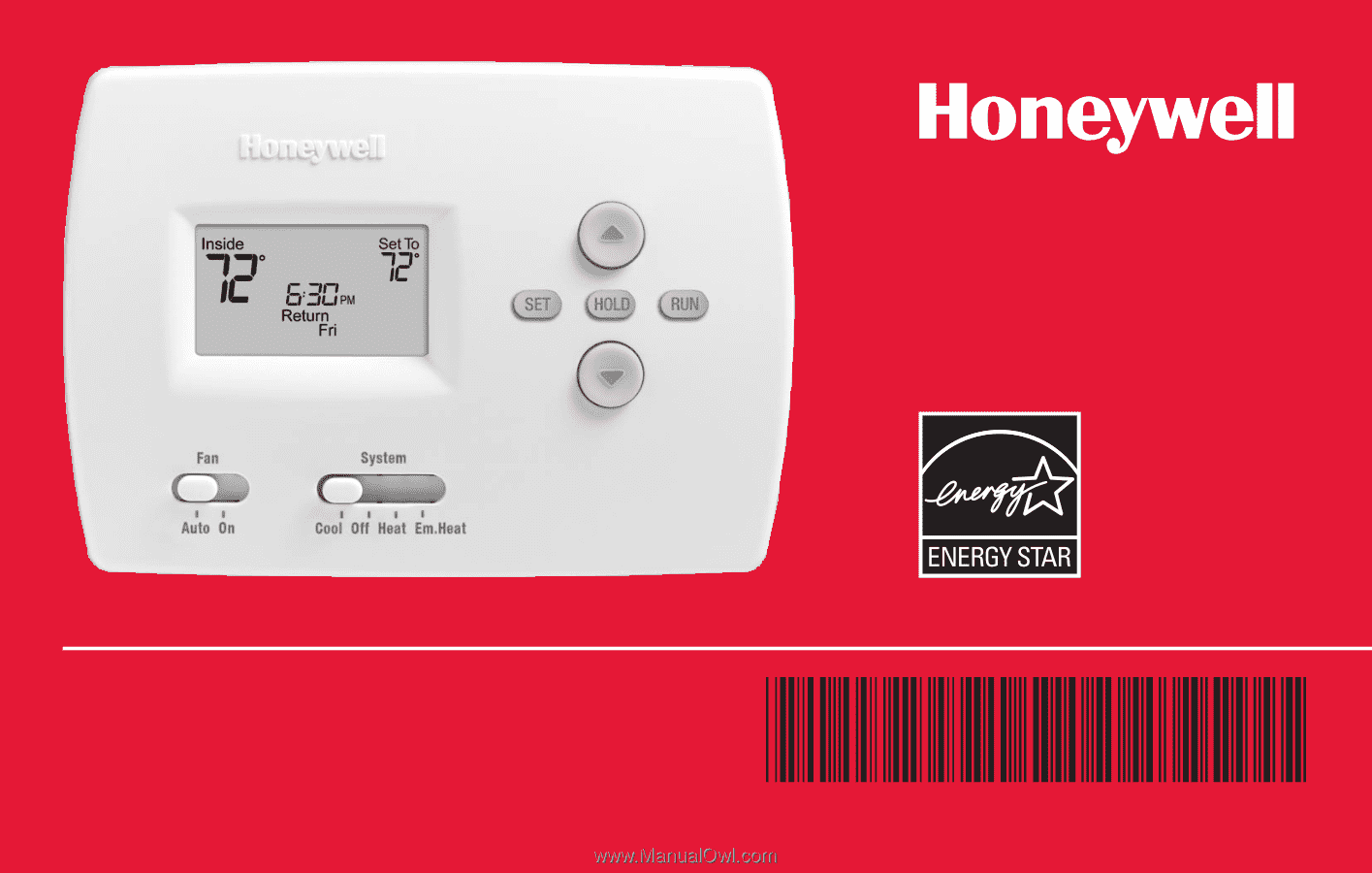 How To Reset Honeywell Thermostat Th4110d1007