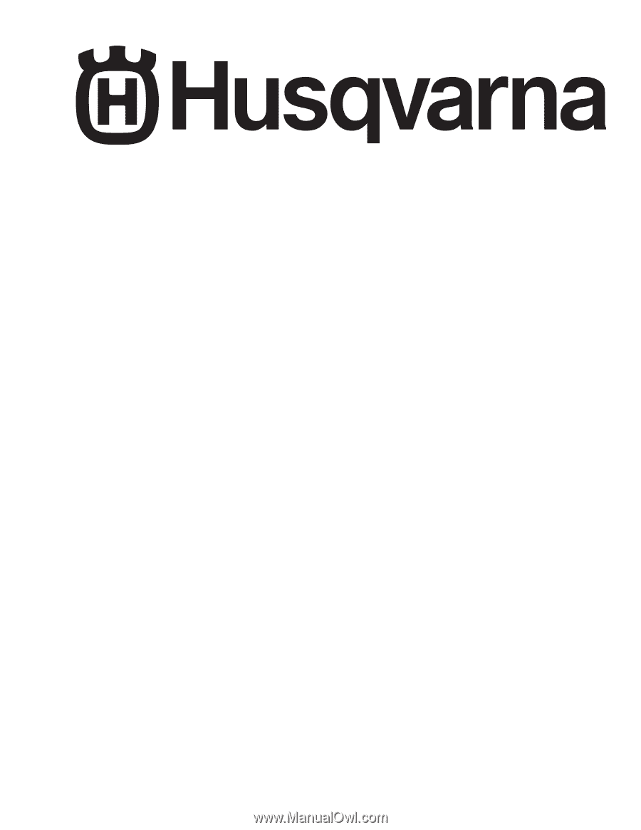 Husqvarna RZ4623 | Parts Manual