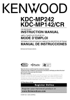 Kenwood KDC-MP242 | Instruction Manual  Kenwood Kdc Mp142 Wiring Harness Diagram Sa2217    ManualOwl.com