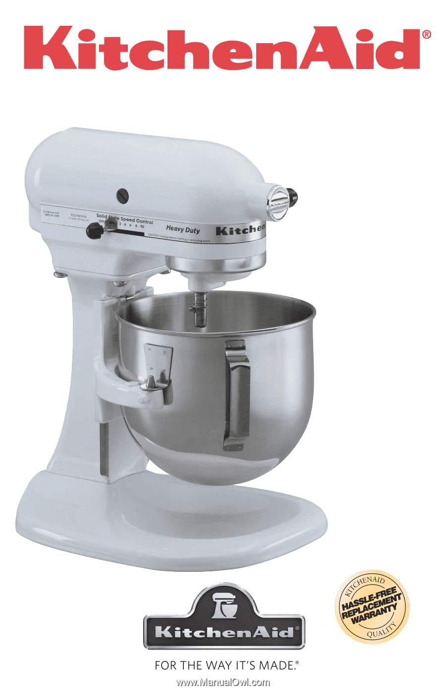  KitchenAid  K5SSWH Use  Care Guide