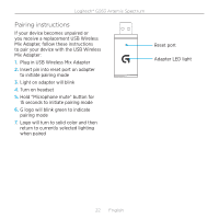 kaste ubetinget Udstråle Pairing instructions - reset | Logitech G933 | Setup Guide (Page 22)