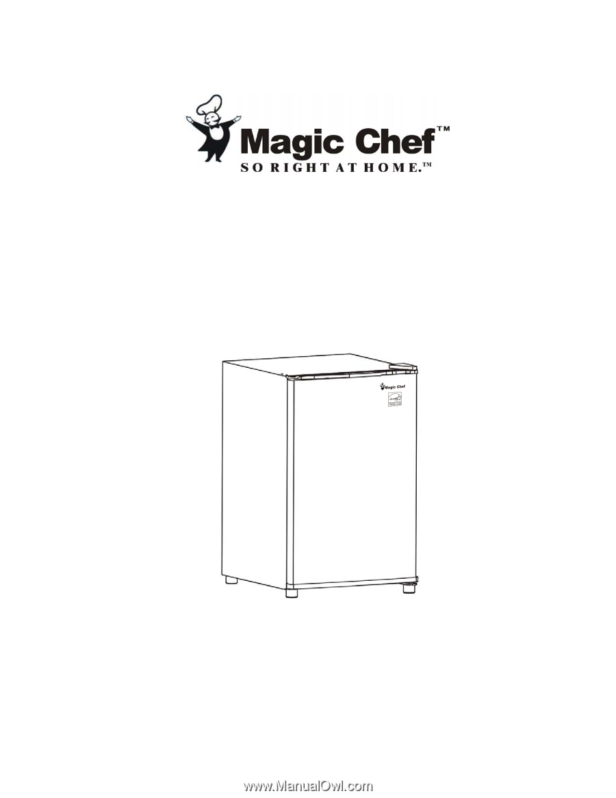 Magic Chef 2.6 cu. ft. Mini Fridge in White, ENERGY STAR HMBR265WE 