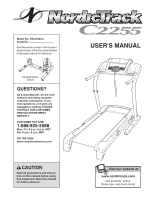 NordicTrack C2255 Treadmill | User Manual