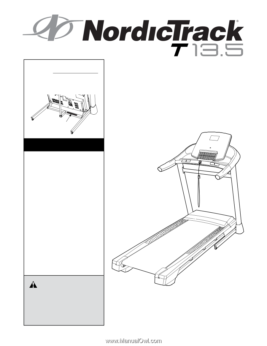 Nordictrack T 13 5 Treadmill Portuguese Manual