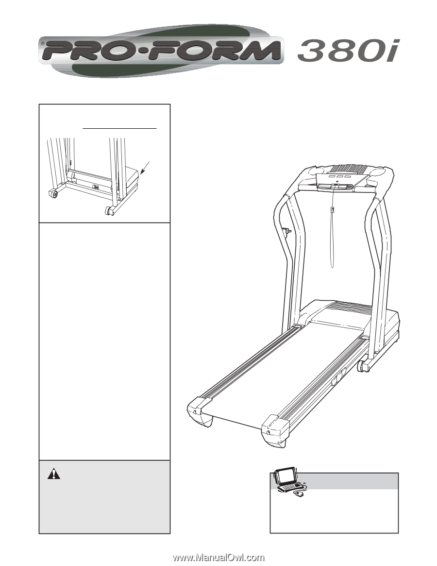 ProForm 380i Treadmill | English Manual