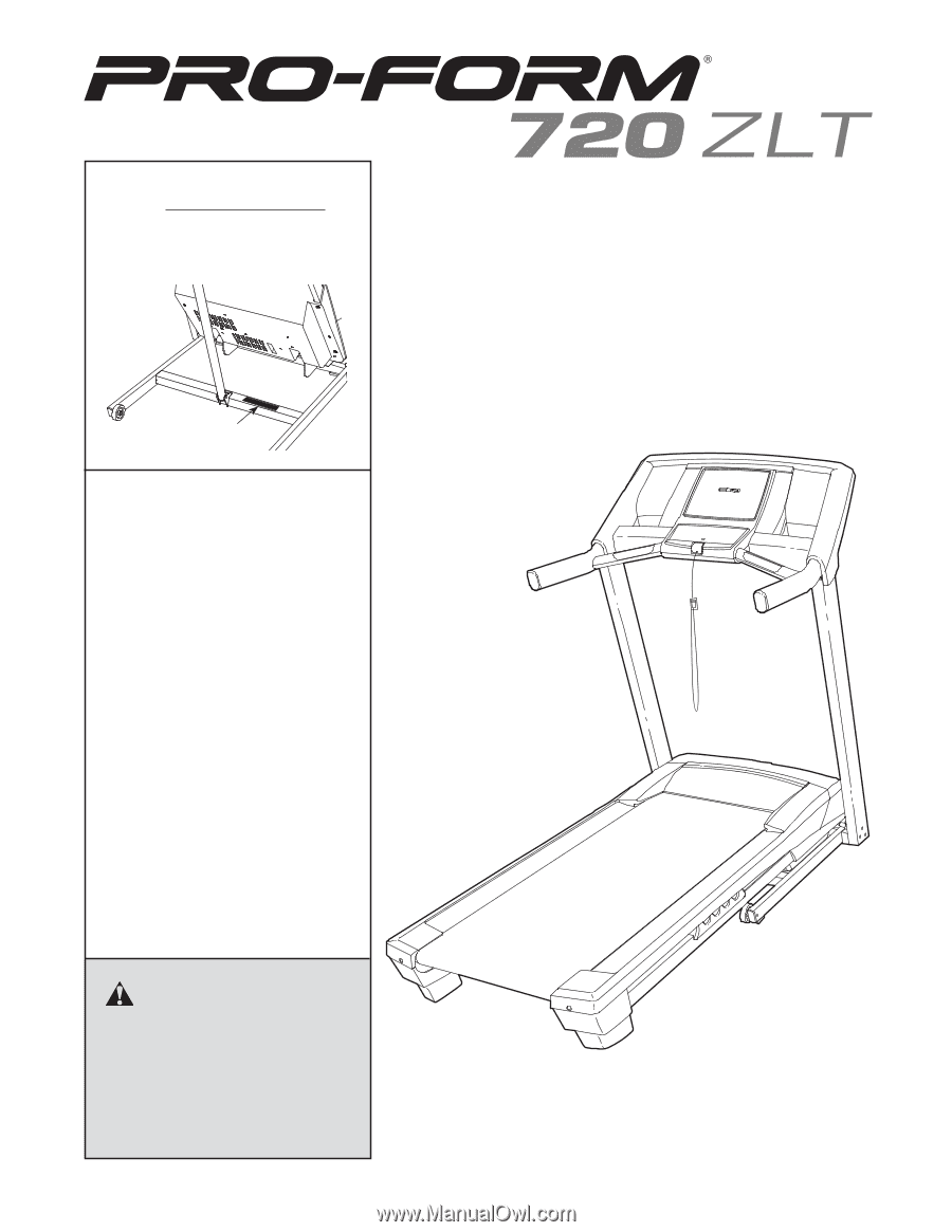 tekort Arab Oprechtheid ProForm 720 Zlt Treadmill | Dutch Manual