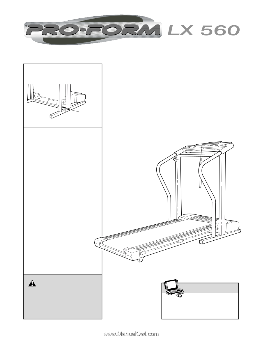 ProForm Lx560 Treadmill | English Manual