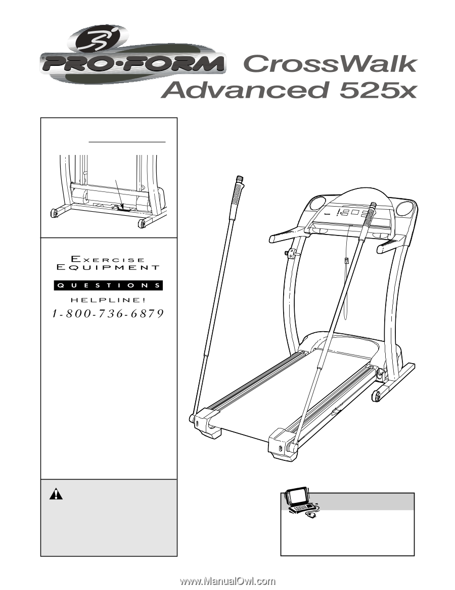 ProForm Crosswalk Advanced 525x Treadmill | English Manual