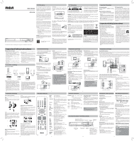 RCA RTD317W | RTD317W Product Manual