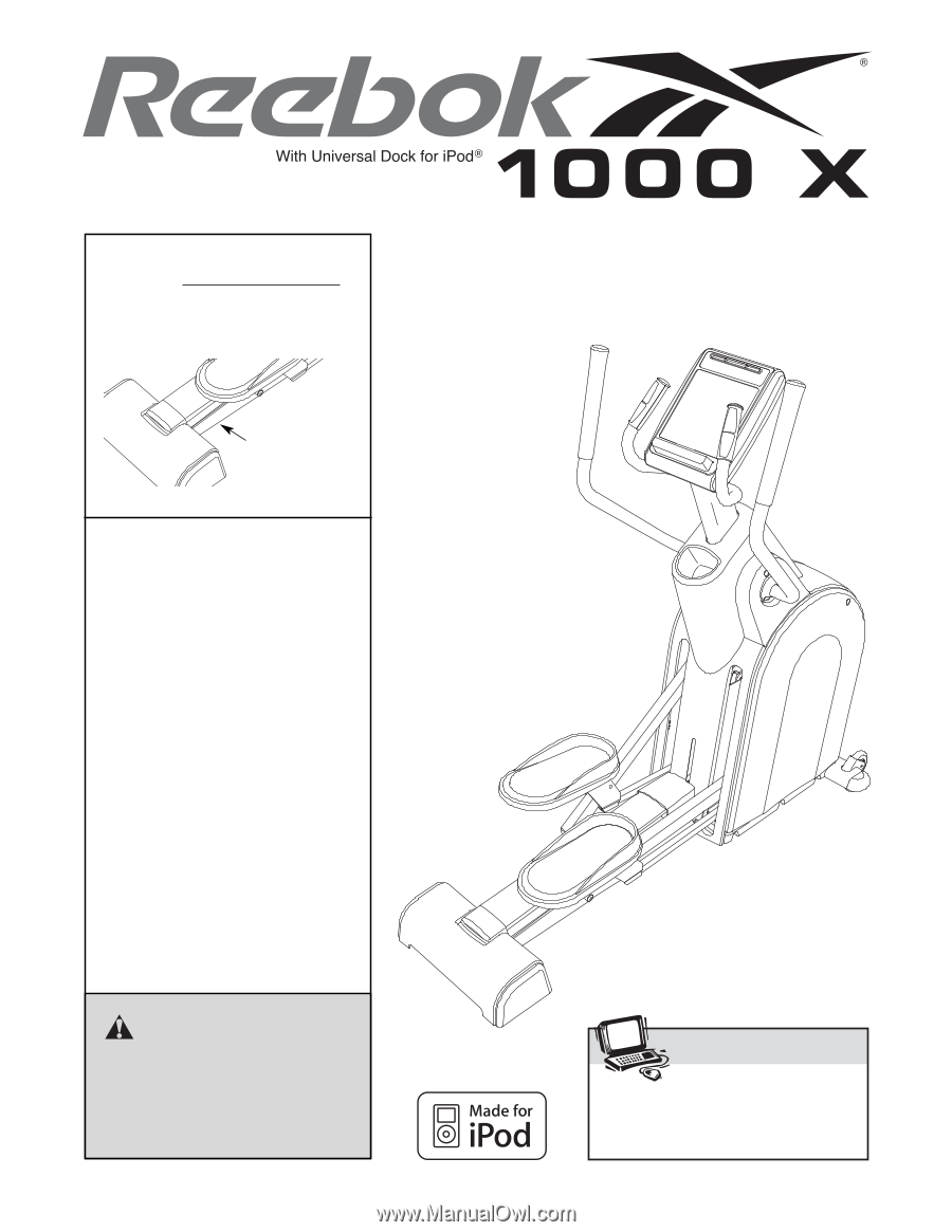 Reebok 1000 X Elliptical | English Manual