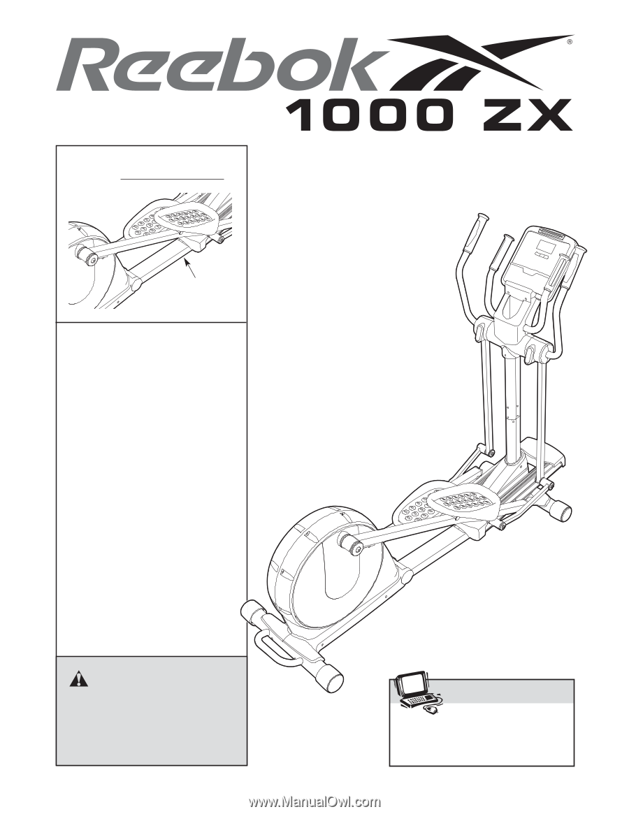 reebok 1000 zx elliptical manual
