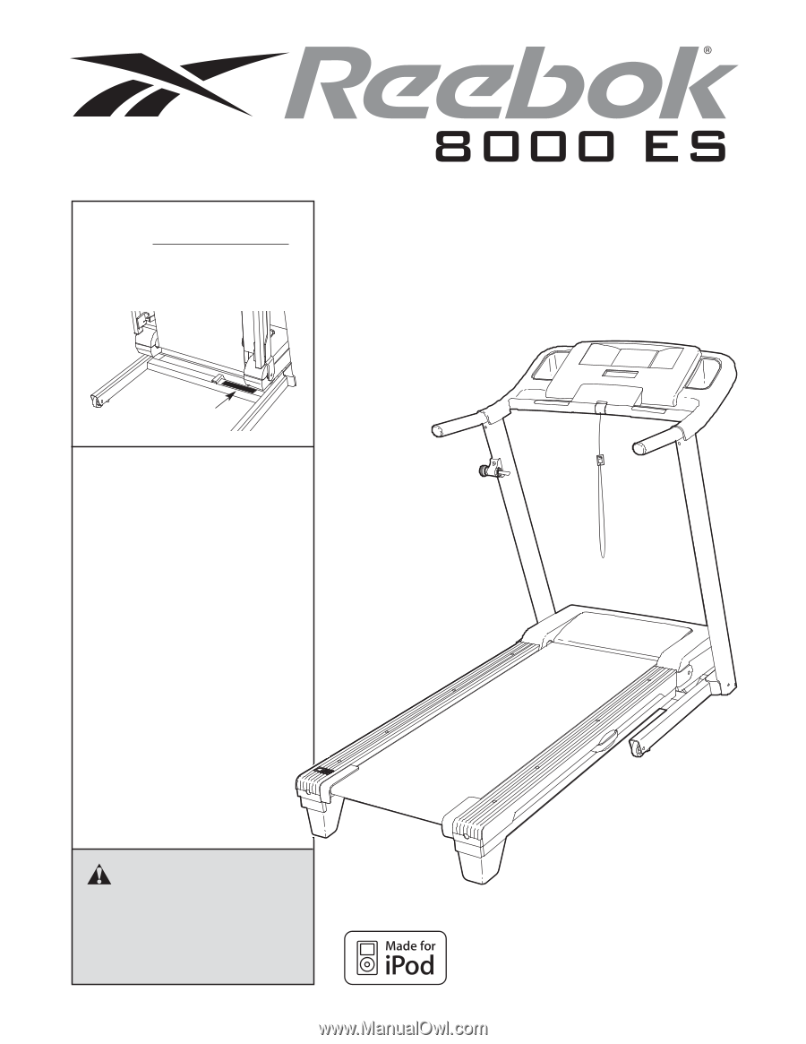 Reebok 8000 Es Treadmill | English Manual