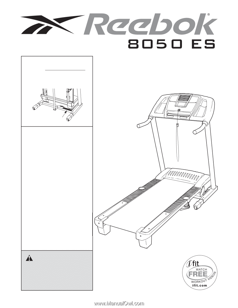Reebok 8050 Es Treadmill | English Manual