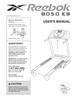 Reebok 8050 Es Treadmill | English 