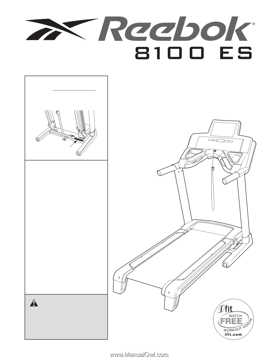 Reebok 8100 Es Treadmill | English Manual