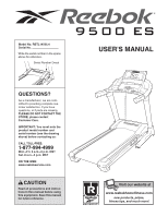 reebok 9500 es treadmill repair